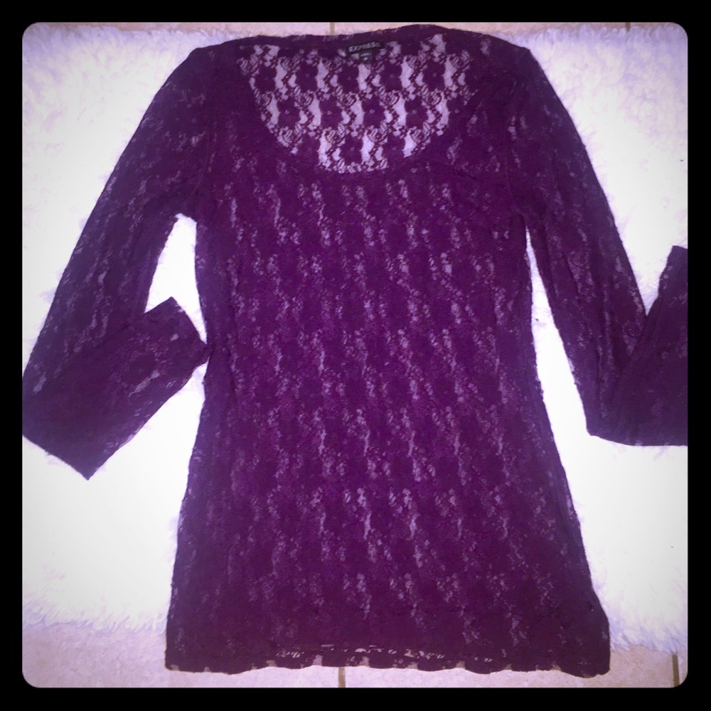 Express lace top